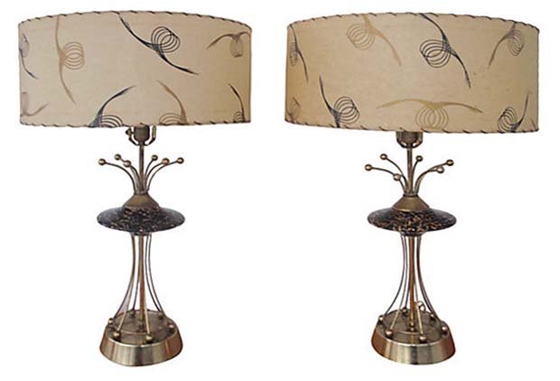 Atomic deals lamps 50s